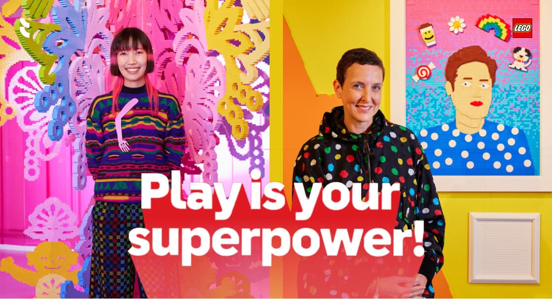 LEGO’s Play Is Your Superpower campaign inspiring creativity and confidence.