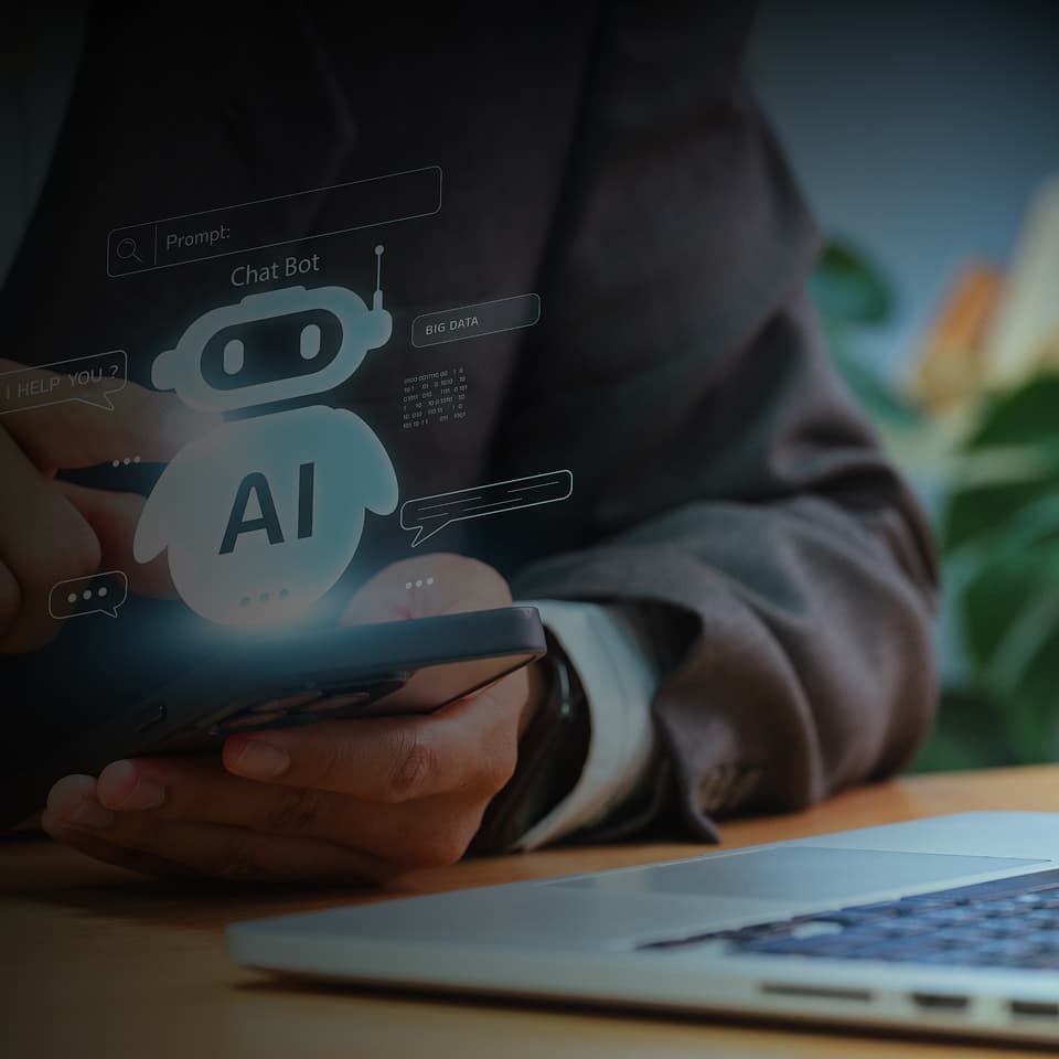 AI service mobile banner